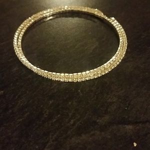 Rhinestone wrap bracelet